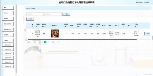 Spring Boot 合意門業(yè)銷售訂單處理管理信息系統(tǒng)設計與實現(xiàn)